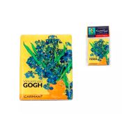 Magnes Carmani - Vincent van Gogh, Wazon z irysami na żółtym tle