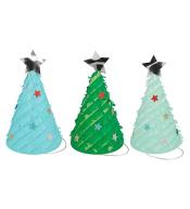Meri Meri – czapeczki Choinki (6 szt.) świąteczne czapki imprezowe
