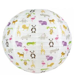 Klosz do lampy Safari 50 cm – papierowy abażur JaBaDaBaDo