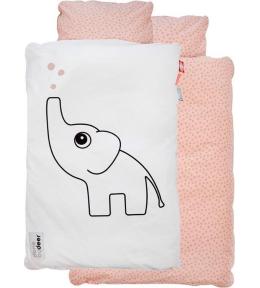 Done by Deer pościel Elphee Powder 70×100 + 40×45 – 100% bawełna, zamek YKK