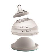 Zestaw butelek Nanobebe 3 szt. - Szary