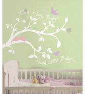 Naklejki dekoracyjne RoomMates XL - Ptaszki na drzewie