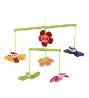 Sigikid miękka mini karuzelka z kwiatuszkami i motylkami