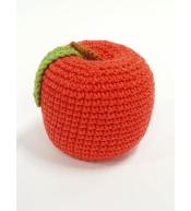 Lidulala dziergana włóczkowa maskotka - Czerwone jabłko