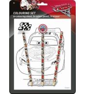 Zestaw do kolorowania Auta Cars 3 Disney