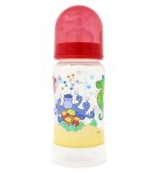 Butelka do karmienia z szeroką szyjką Poupy 300 ml - Czerwona