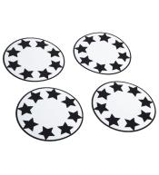 Odblaskowe naklejki na koła wózka Pogu - Gwiazdy