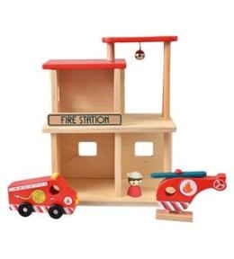 Egmont Toys Drewniana Remiza Straży Pożarnej