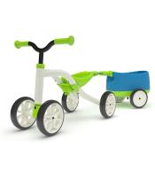 Jeździk z przyczepką Chillafish Quadie + Trailie - Zielony