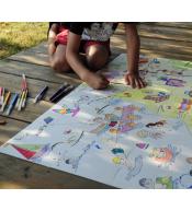 Puzzle do kolorowania Rozwijanki 20 el. - Miasto i Wieś