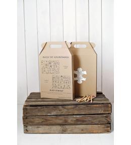 Puzzle do kolorowania Rozwijaki 20 el. Lato i Zima