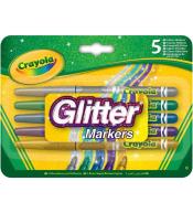 Brokatowe markery Crayola 5 szt.