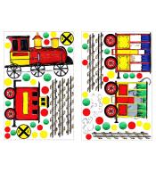 Naklejki dekoracyjne RoomMates XL - Wesoła ciuchcia