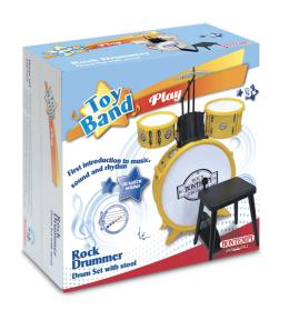 Zestaw perkusyjny ze stołkiem Bontempi